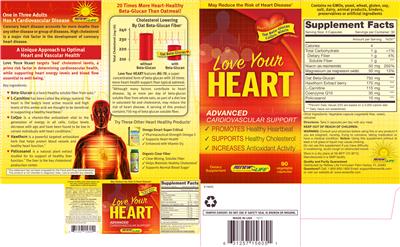 Love Your Heart label