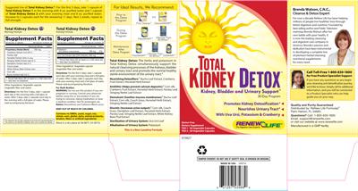 Total Kidney Detox 2 Evening Formula label