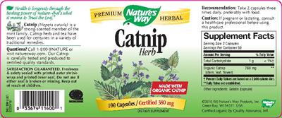 Catnip Herb label