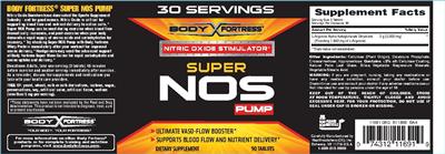 Super NOS Pump label