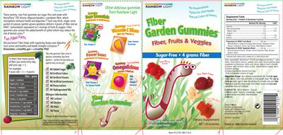 Fiber Garden Gummies label