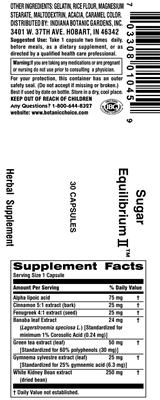 Sugar Equilibrium II label