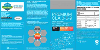 Premium CLA 3-6-9 label