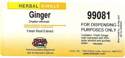 Ginger label