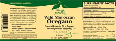 Wild Moroccan Oregano label