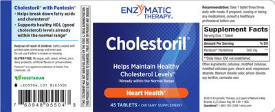 Cholestoril label