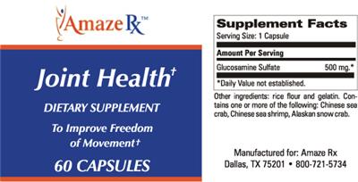 Joint Health label