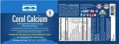 Coral Calcium label