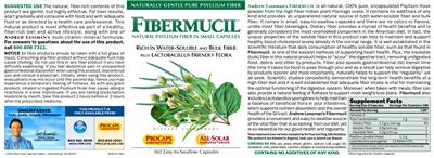 Fibermucil label
