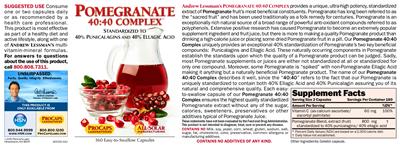 Pomegranate 40:40 Complex label