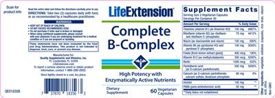 Complete B-Complex label