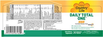 Daily Total One label