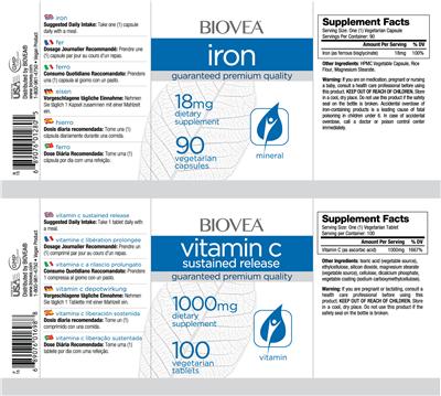 Iron 18 mg label