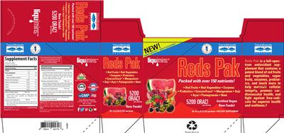 Reds Pak label