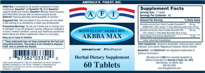 AKBBA Max label