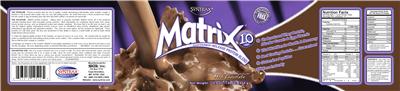 Matrix 1.0 Milk Chocolate label