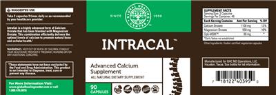 IntraCal label