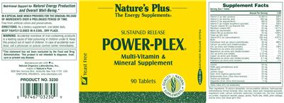 Sustained Release Power-Plex label
