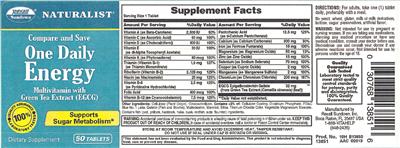 One Daily Energy label