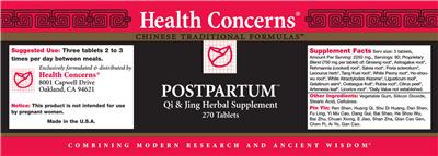 Postpartum label