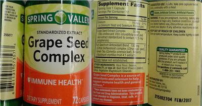 Grape Seed Complex label