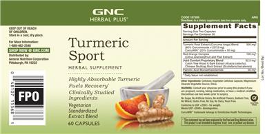 Turmeric Sport label