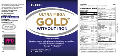 Ultra Mega Gold without Iron label