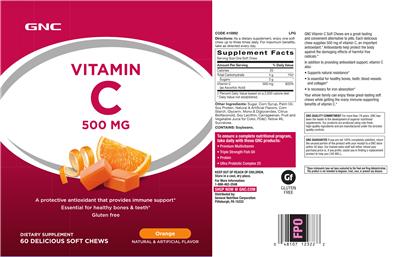 Vitamin C 500 mg Orange label