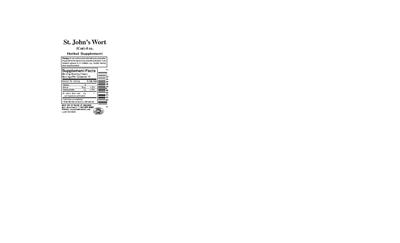 St. John's Wort label