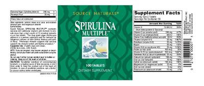 Spirulina Multiple label