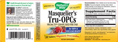 Masquelier's Tru-OPCs label