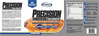 Precision Protein Blueberry Muffin label