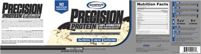 Precision Protein Cookies & Cream label