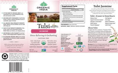 Tulsi Jasmine label