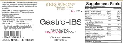 Gastro-IBS label